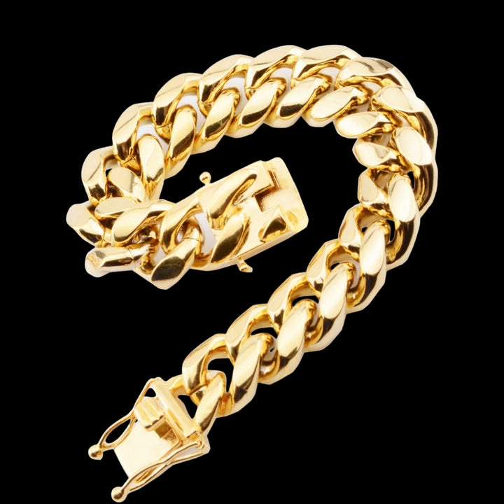 6MM-22MM Box Clasp Luxury Stainless Steel Bracelet