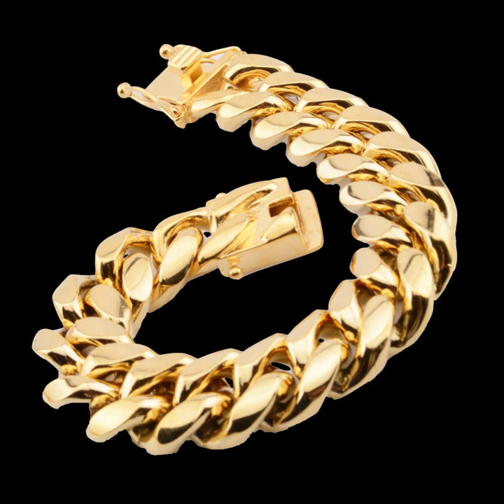 6MM-22MM Box Clasp Luxury Stainless Steel Bracelet