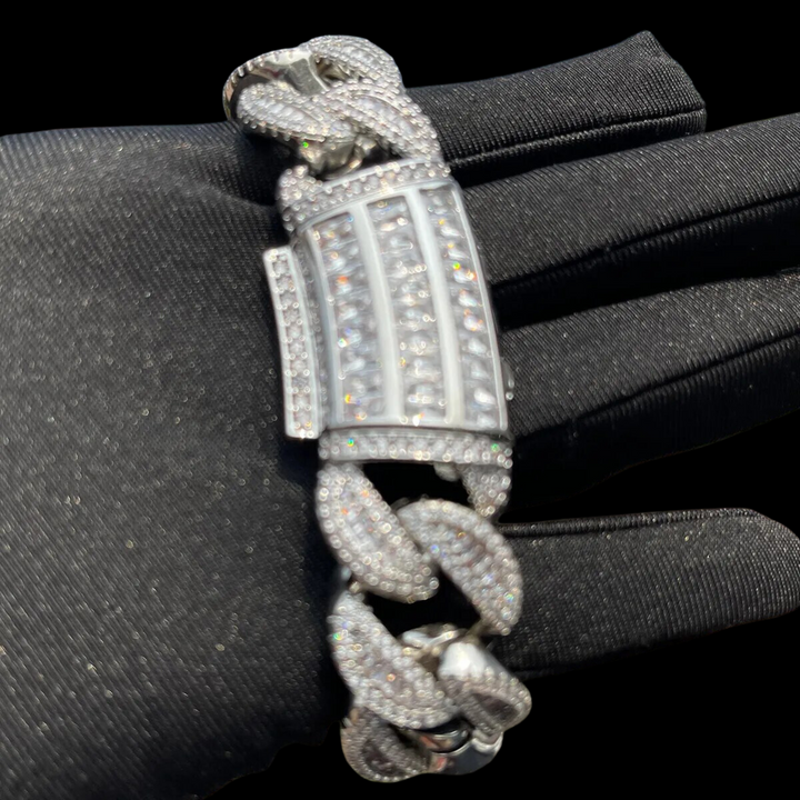 20MM Thick Iced Out Diamond Bracelet