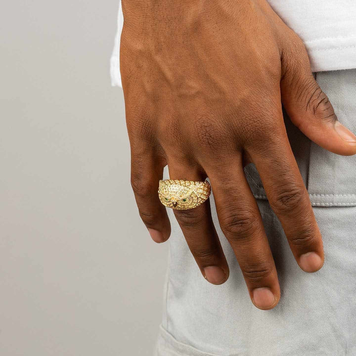 Owl Iced Out Diamond Ring