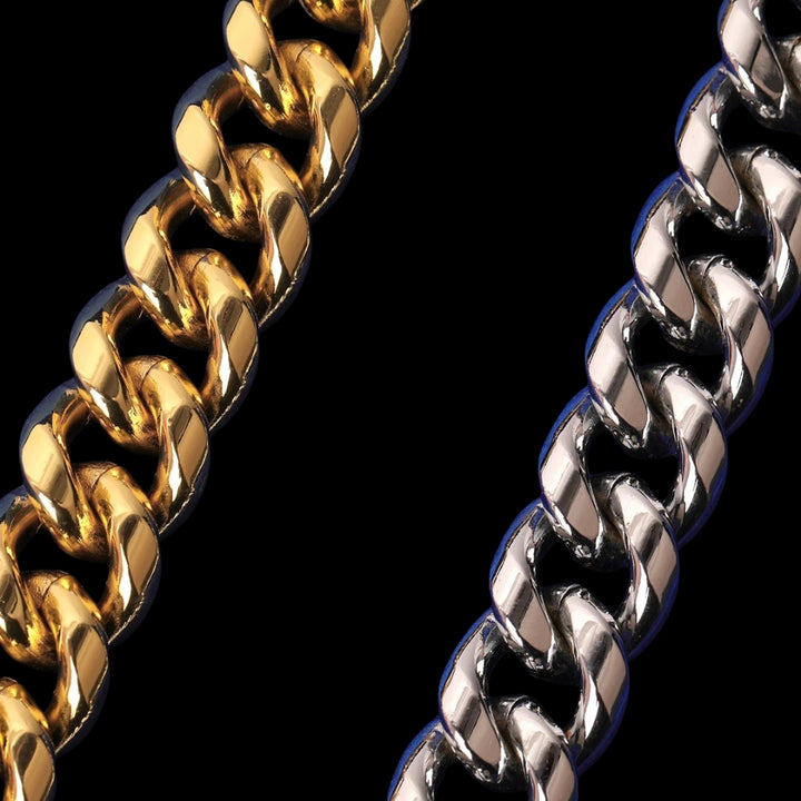 15MM Fold-Over Clasp Luxury Stainless Steel Bracelet