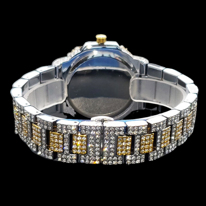 VVS Full Ice Date Special Minute Hand Iced Out Diamond Watch