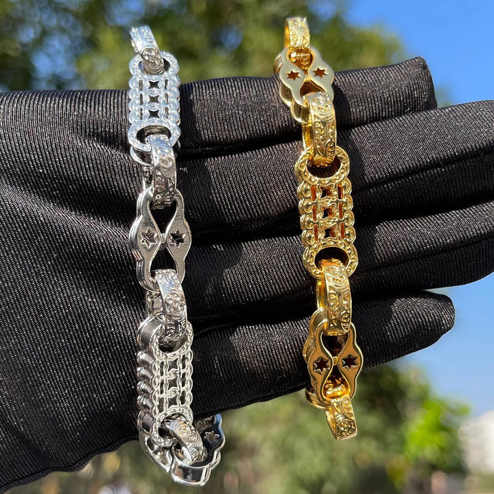10MM Star Link Ring Triple Edition No Stones Bracelet