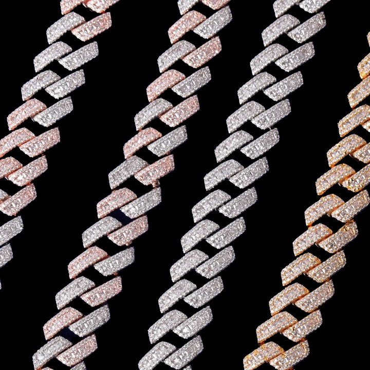 14MM Elegant Thick Iced Out Diamond Bracelet