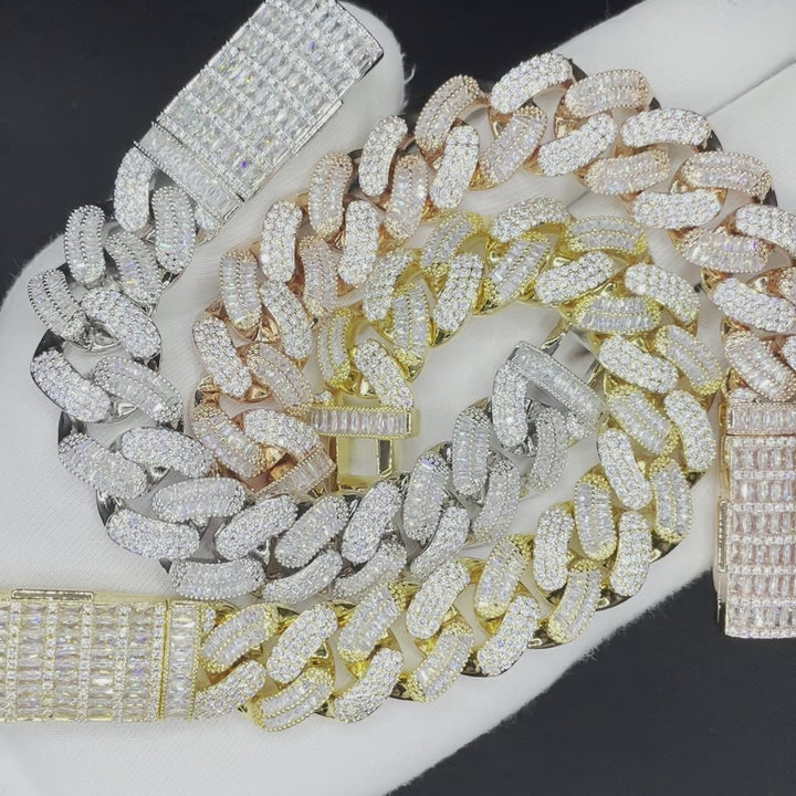 15MM Ultra VVS Iced Out Diamond Bracelet