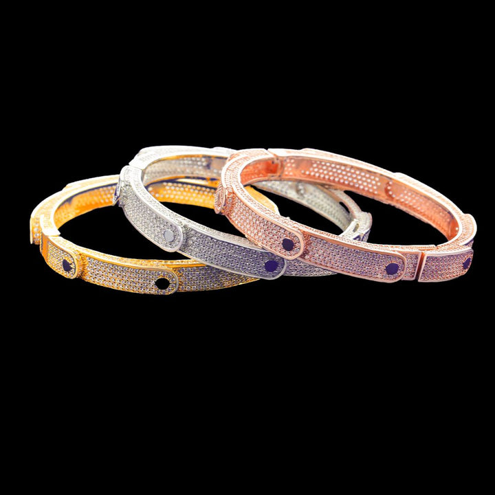 9MM Flooded Ice Multi Layered Iced Out Diamond Bracelet