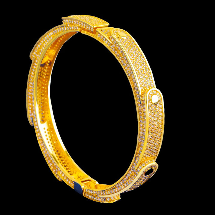 9MM Flooded Ice Multi Layered Iced Out Diamond Bracelet