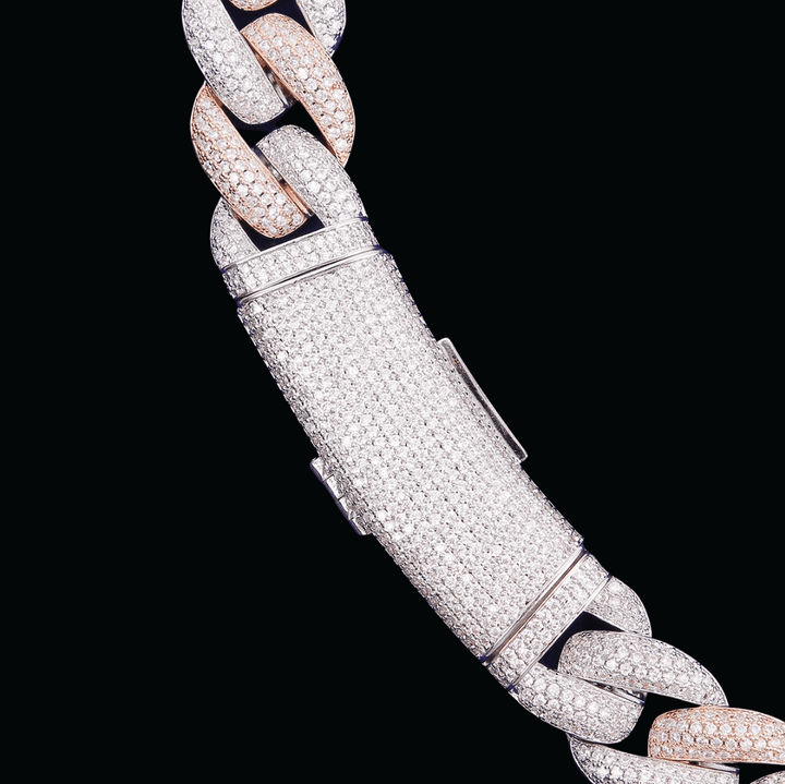 20mm Miami Cuban Lux Colors Hip Hop Necklace - Icey Pyramid