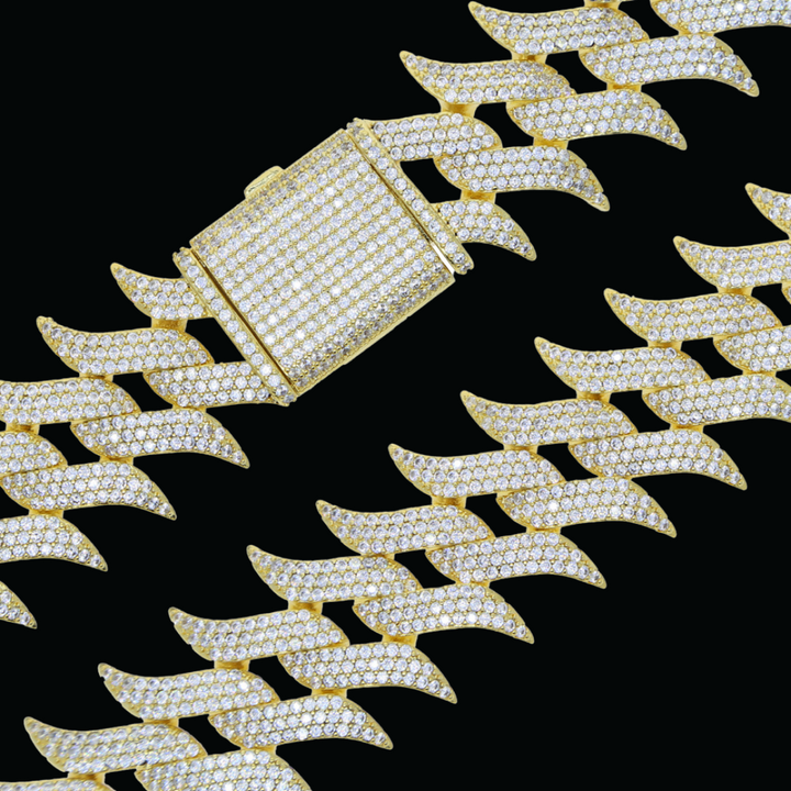 19MM Chunky Cuban Iced Out Diamond Bracelet
