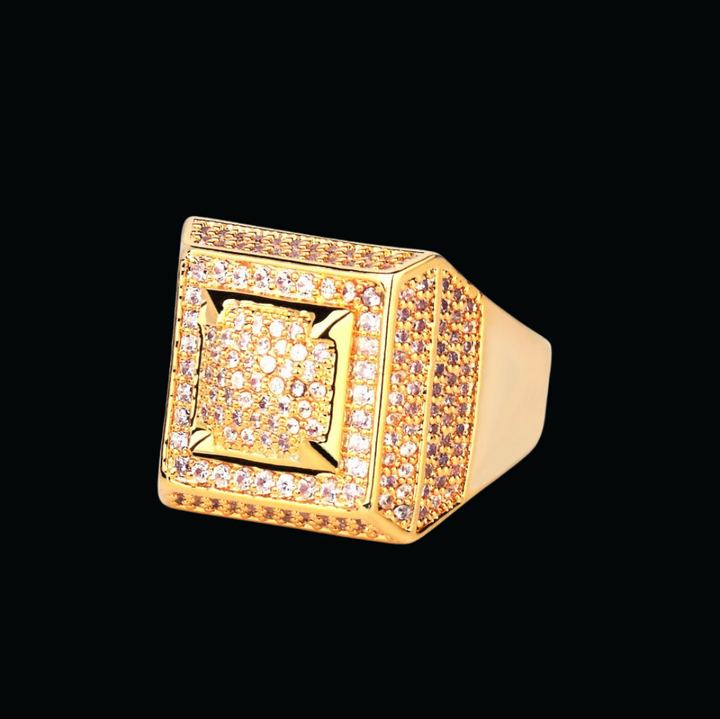 Empire Edition Iced Out Diamond Ring