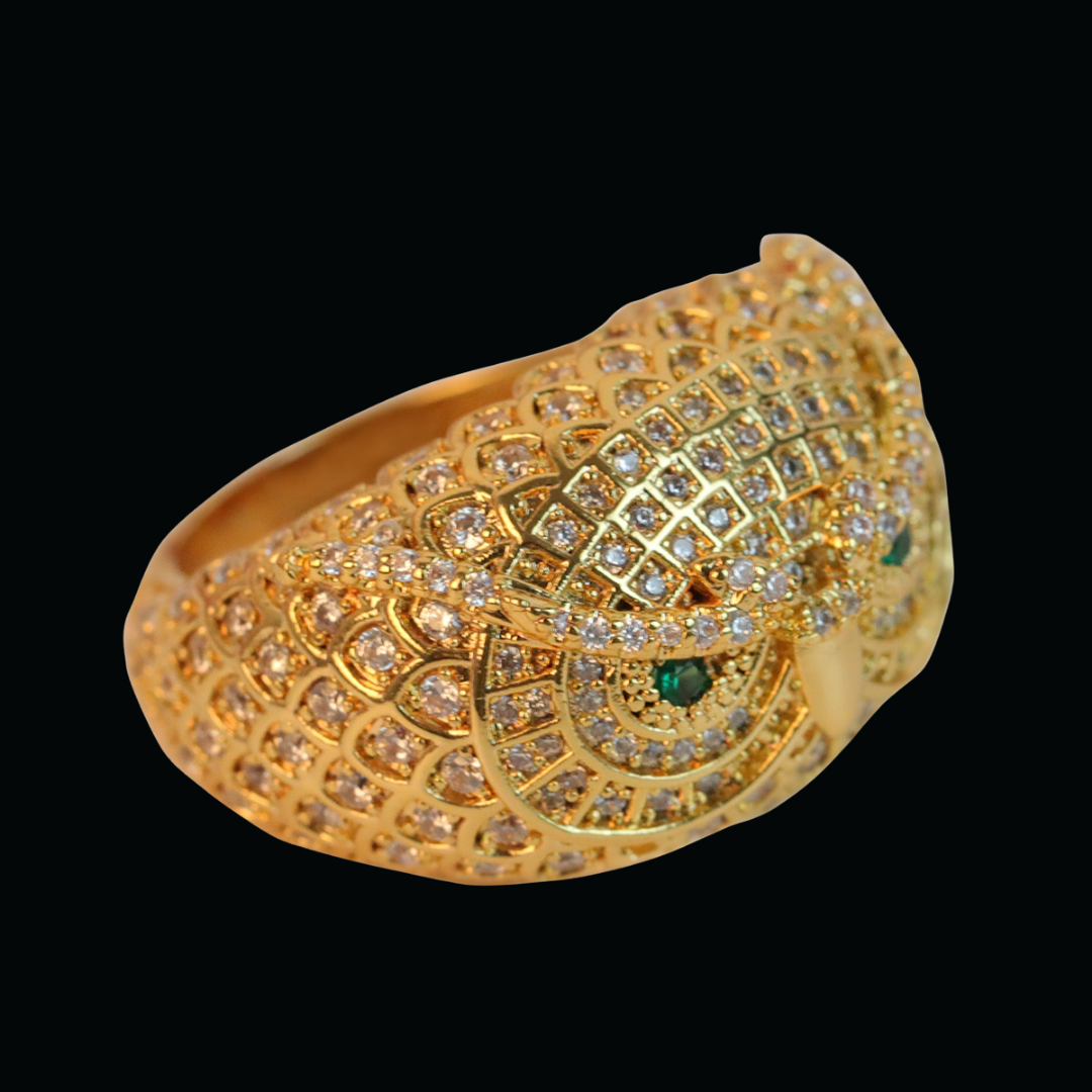 Owl Iced Out Diamond Ring