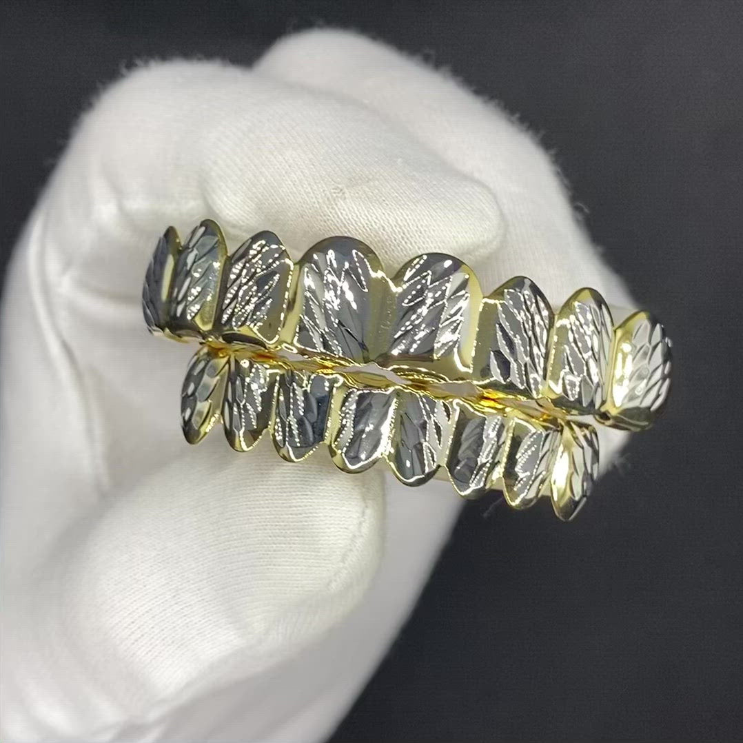 Smooth Paved Setting Iced Out Diamond Grillz