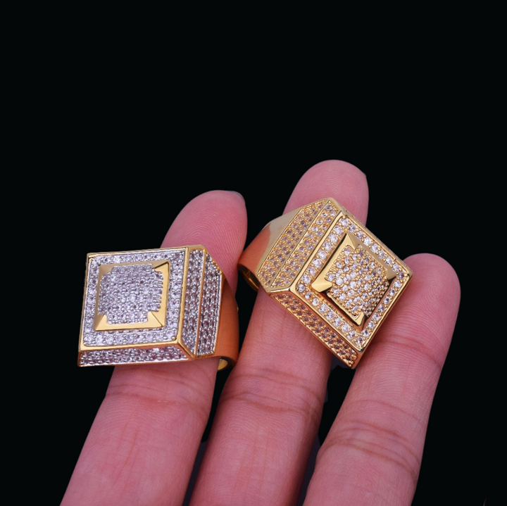 Empire Edition Iced Out Diamond Ring