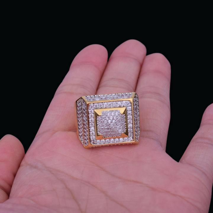 Empire Edition Iced Out Diamond Ring