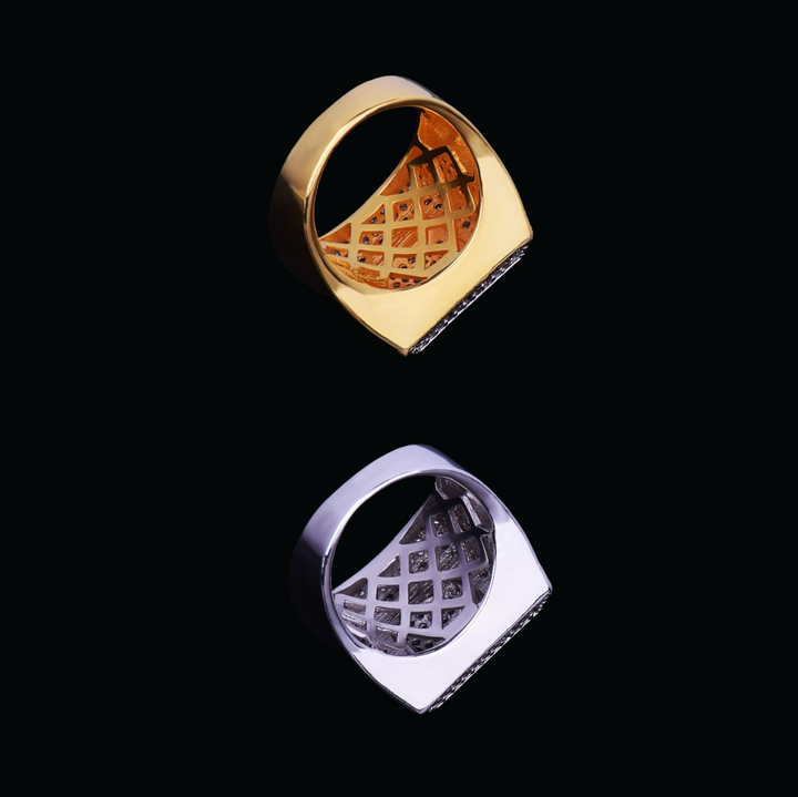 Empire Edition Iced Out Diamond Ring