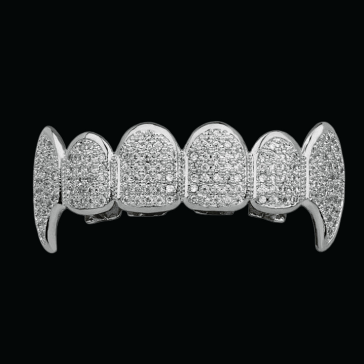 Micro Pave Fuchsia Iced Out Diamond Grillz
