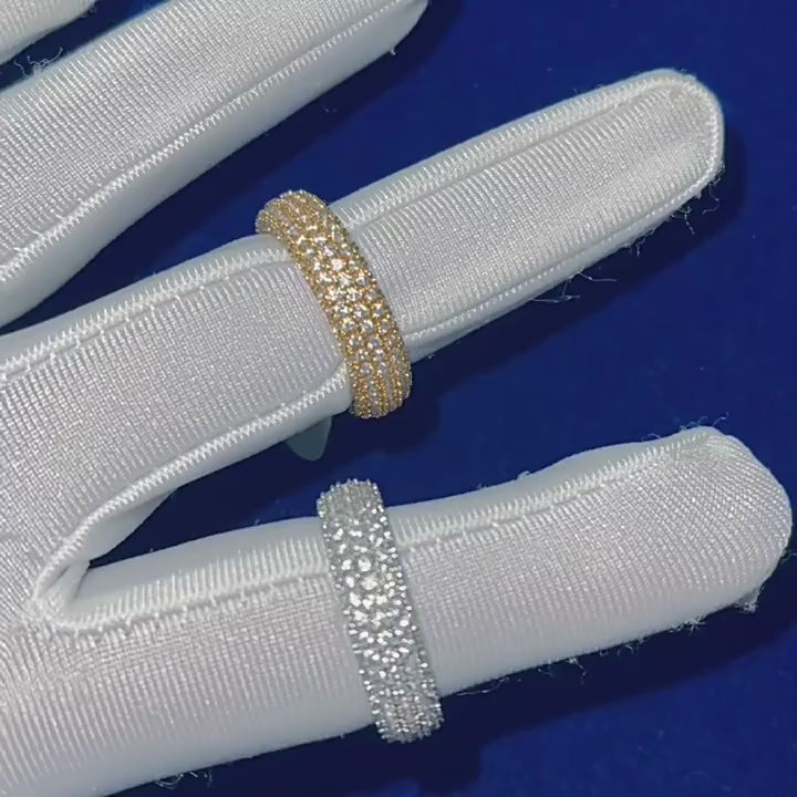 Stones of Round Iced Out Diamond Ring