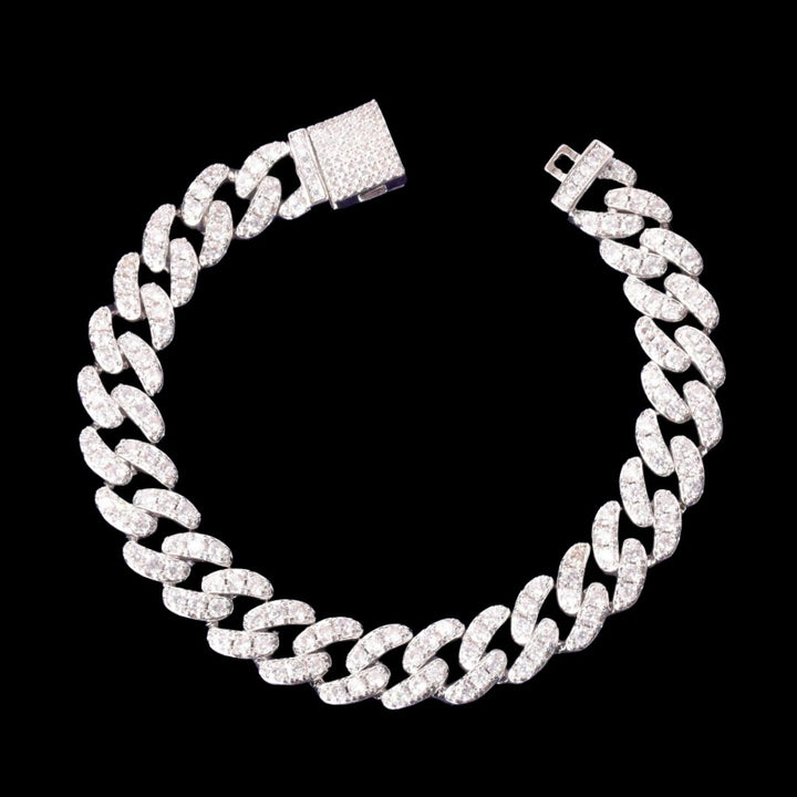 10MM Tennis Cut Stones Iced Out Diamond Bracelet