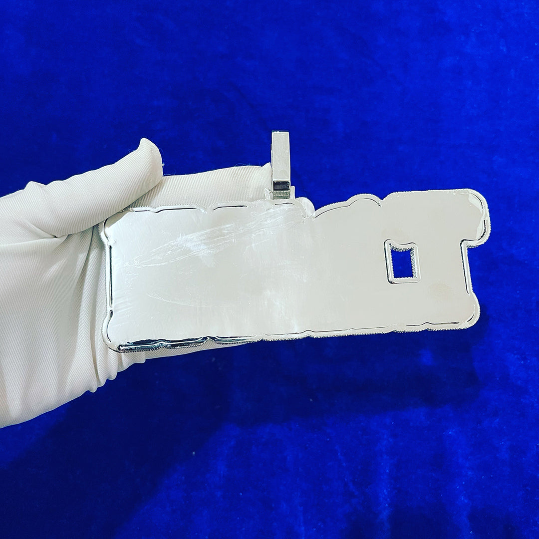 Drip Hard Style Iced Out Personalized Custom Name Necklace Pendant