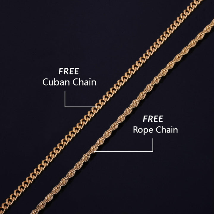 Rotating Double-Sided Medallions Spinning Custom Photo Picture Pendant Necklace