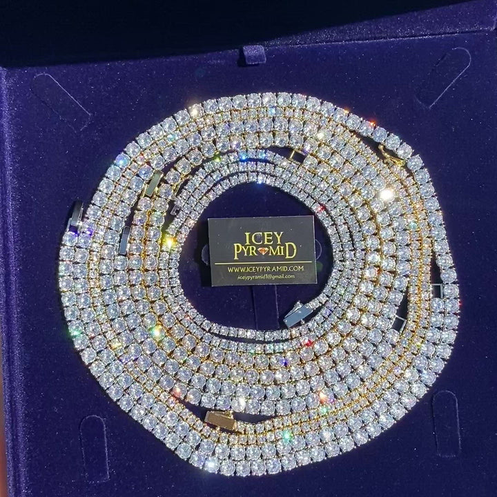 Big Boss Crown Bail Iced Out Letter Diamond Pendant Necklace