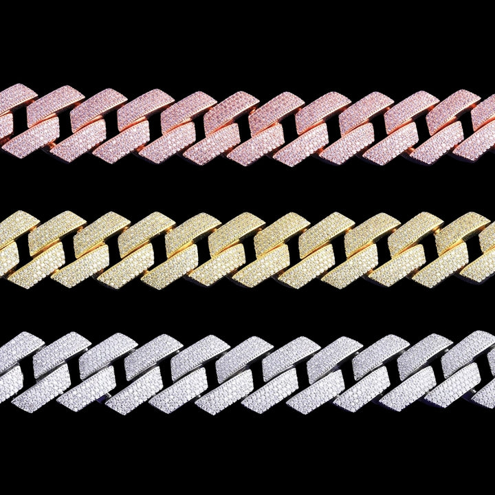 NEW | 20MM Precision Cut Iced Out Diamond Necklace Chain