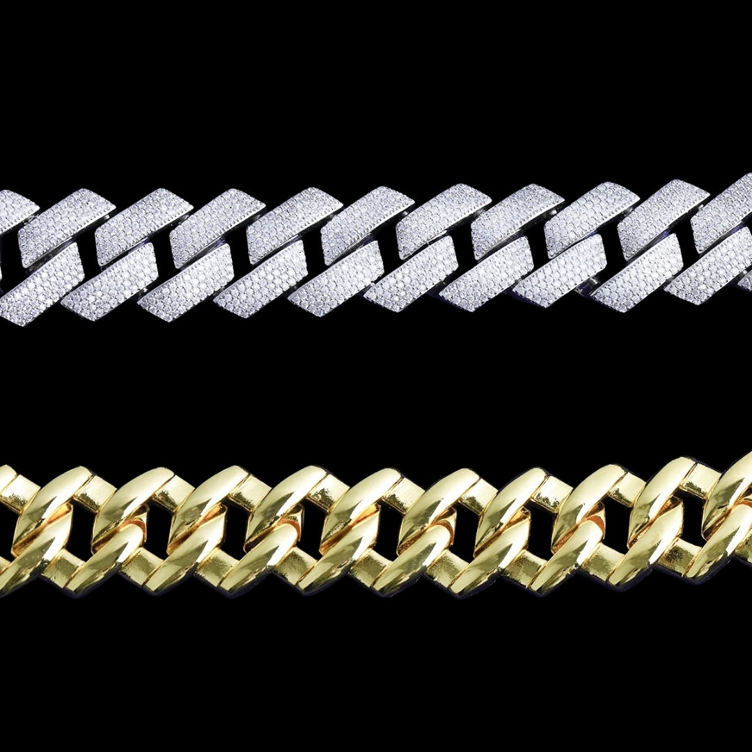 NEW | 20MM Precision Cut Iced Out Diamond Necklace Chain