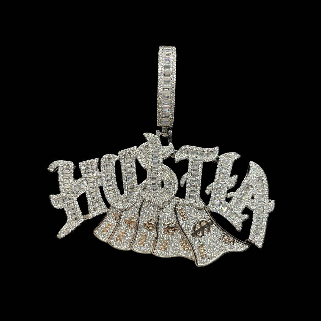 NEW | Hustla Luxury Money Design Big Size Limited Iced Out Pendant