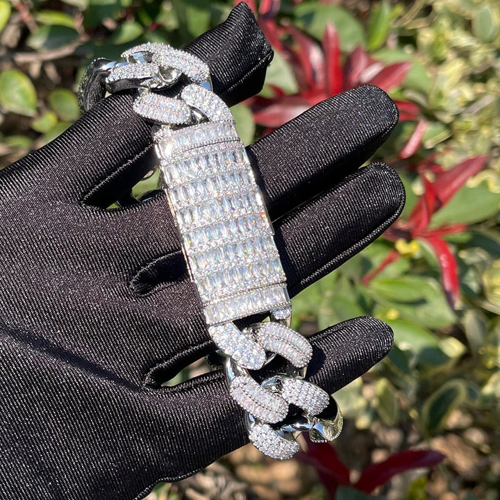 15MM Ultra VVS Iced Out Diamond Bracelet