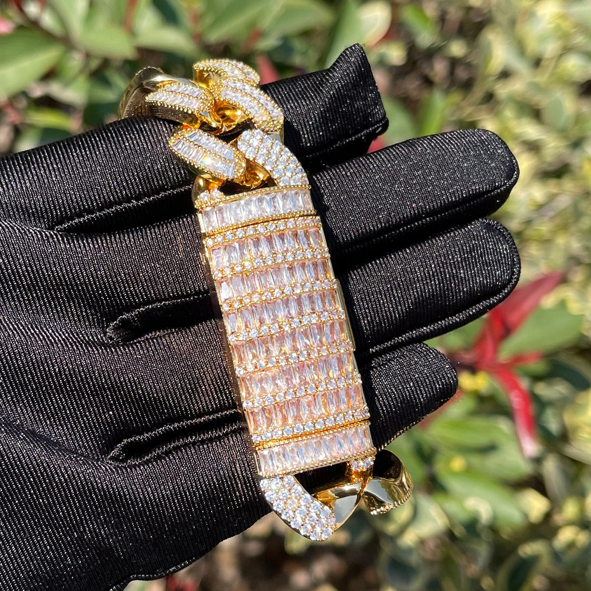 NEW | 15MM Ultra VVS Iced Out Diamond Bracelet