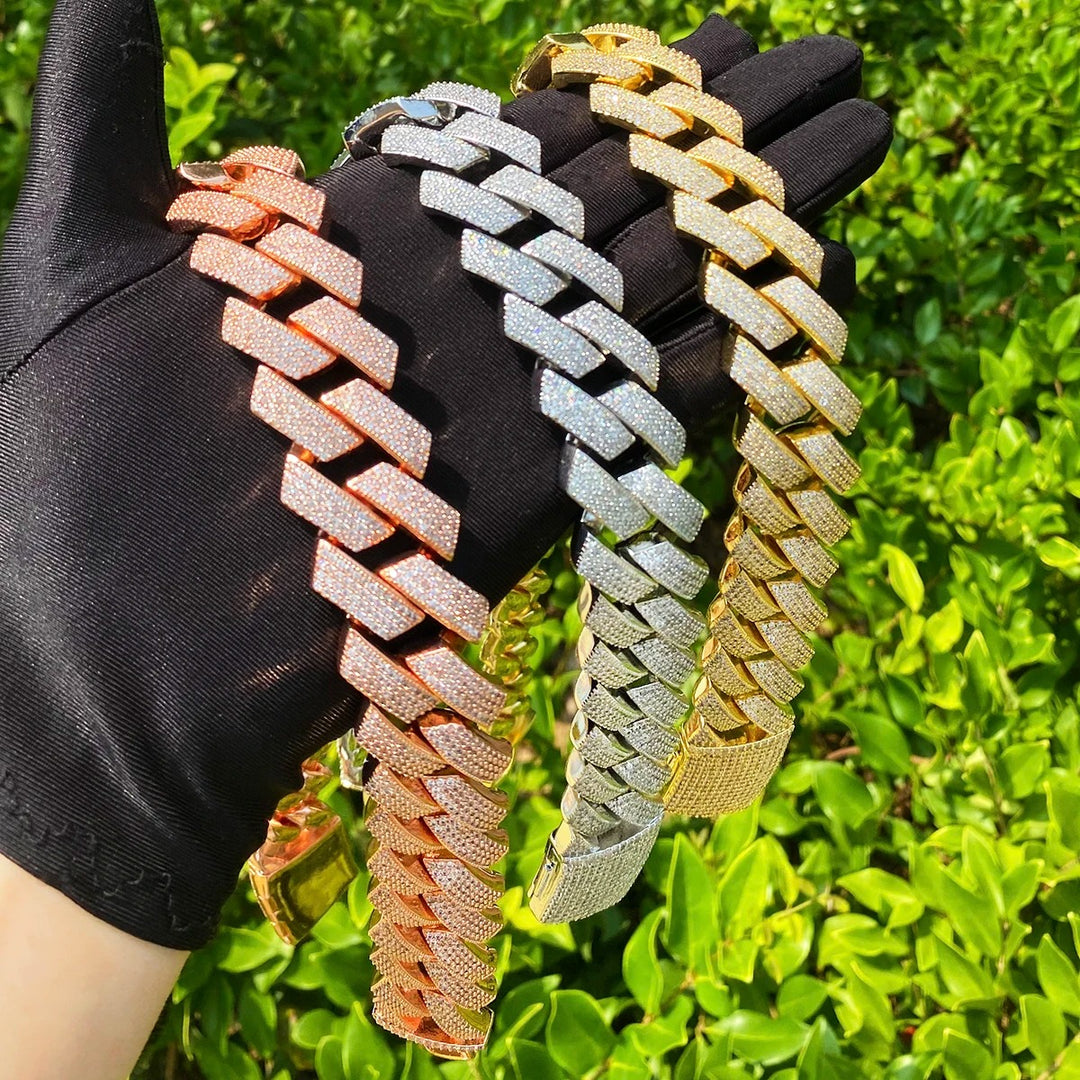 NEW | 20MM Precision Cut Iced Out Diamond Necklace Chain