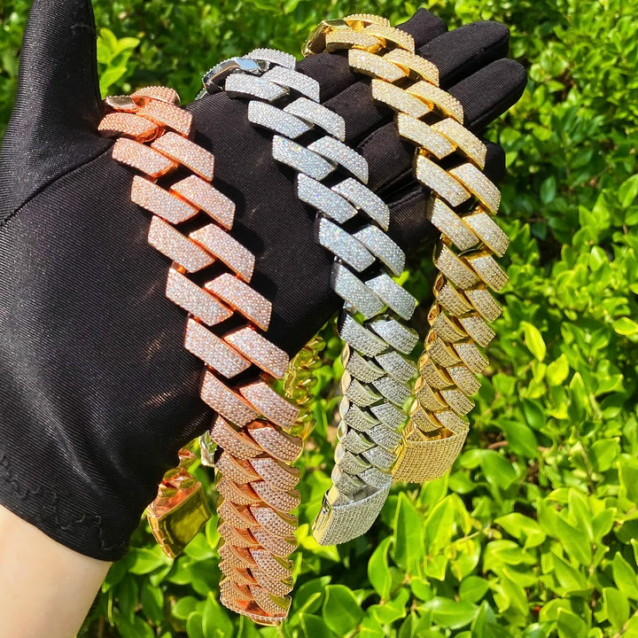 NEW | 20MM Precision Cut Iced Out Diamond Necklace Chain