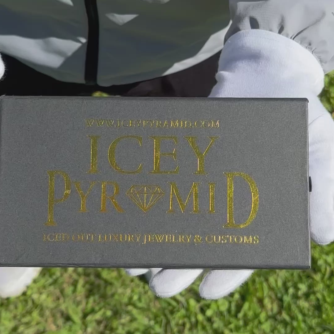 Ultra Money Bag Bail Iced Out Personalized Custom Name Necklace Pendant