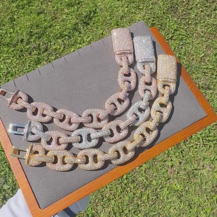 12MM Ultra Luxury Elegant Iced Out Diamond Bracelet