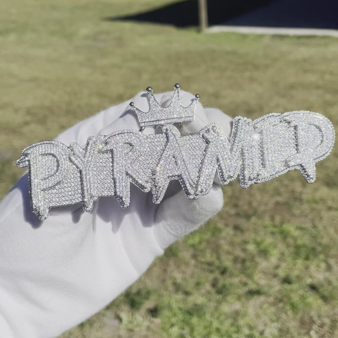 King Style Customize Anything Edition Iced Out Personalized Pendant Custom