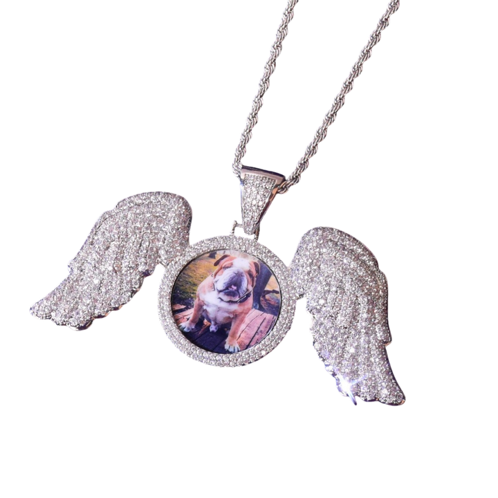 Special Wings Tennis Custom Photo Picture Pendant Necklace