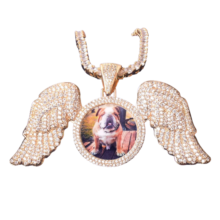 Special Wings Tennis Custom Photo Picture Pendant Necklace