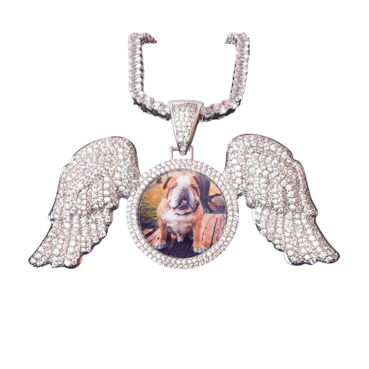 Special Wings Tennis Custom Photo Picture Pendant Necklace