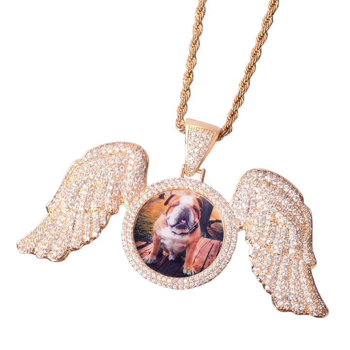 Special Wings Tennis Custom Photo Picture Pendant Necklace