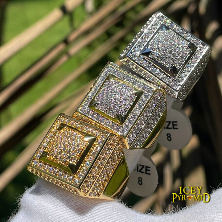 Empire Edition Iced Out Diamond Ring