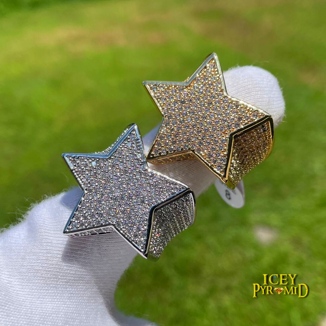 Star Iced Out Ring