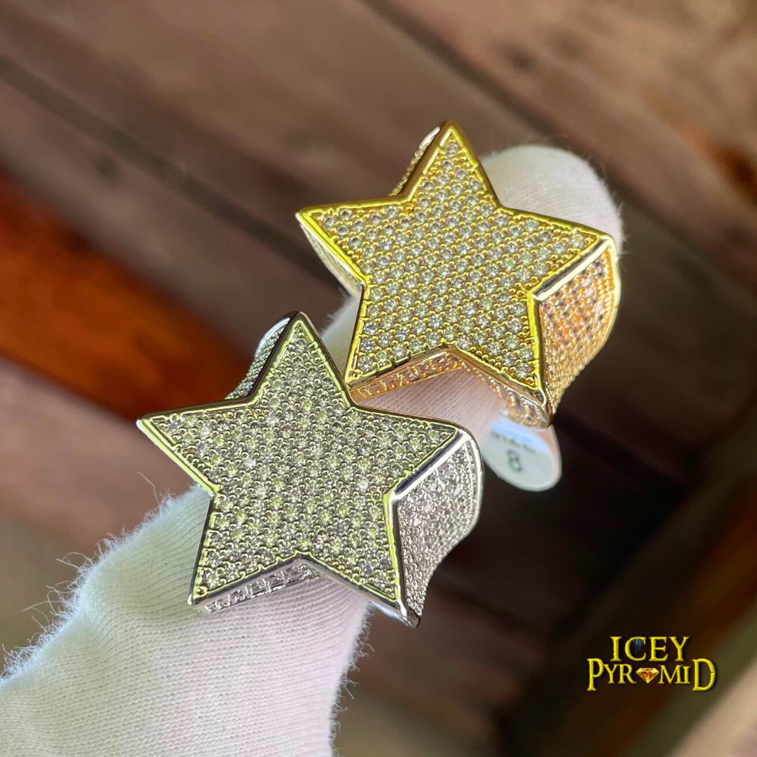 Star Edition Fashion Design Bling Bling Iced Out Ring