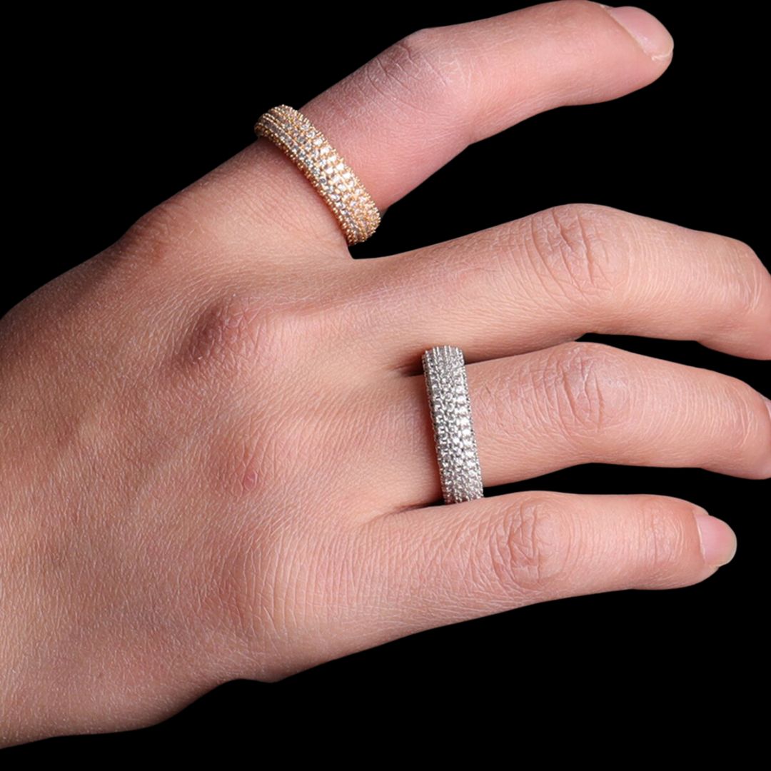 Stones of Round Iced Out Ring