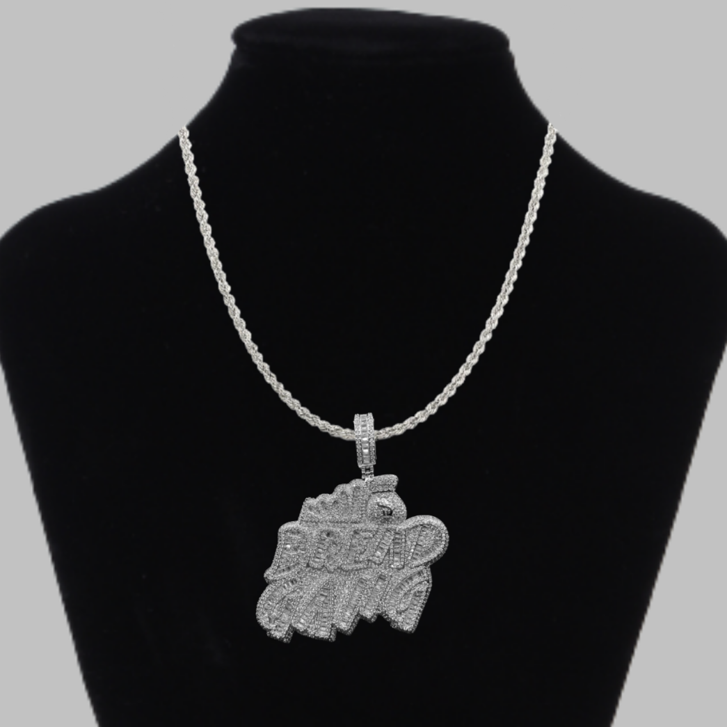 BREAD GANG Money Bag Edition Iced Out Pendant