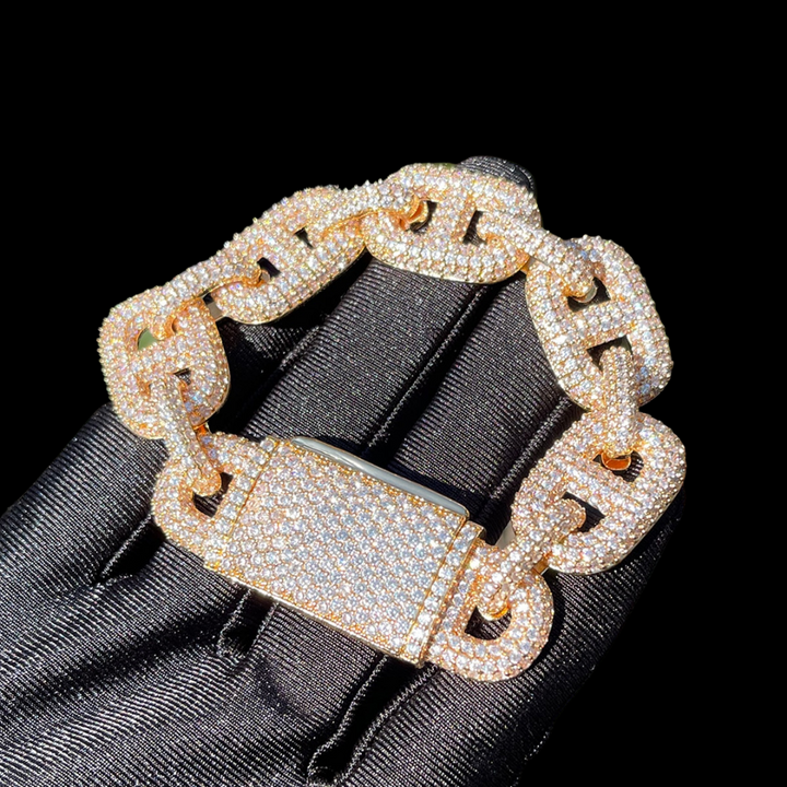 12MM Ultra Luxury Elegant Iced Out Diamond Bracelet