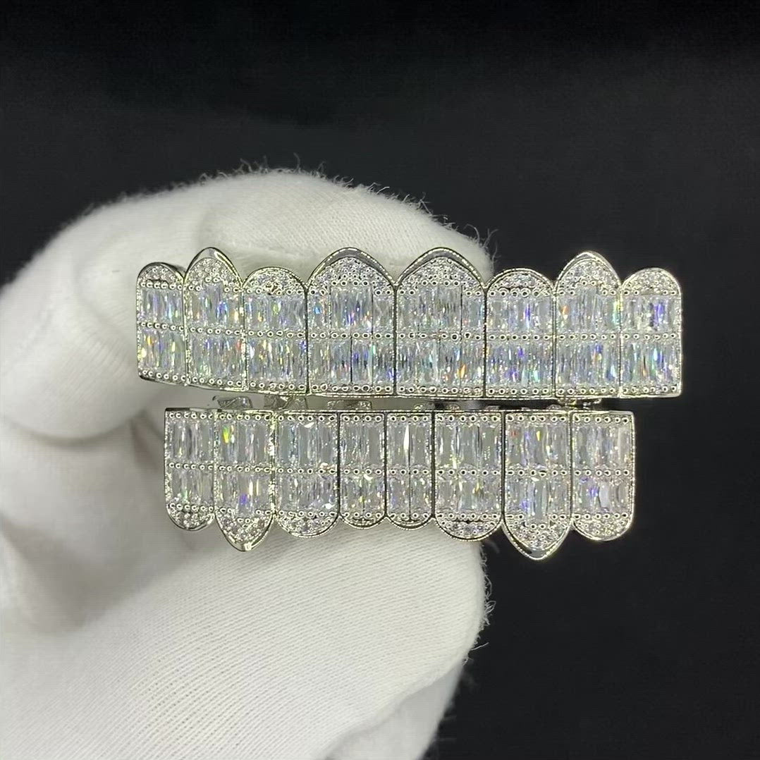 Luxury Full Mouth Punk Teeth Diamond Edition Grillz