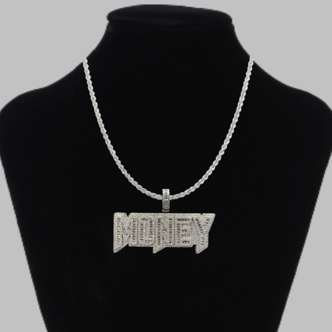 Money Iced Out Luxury Letters Best Selling Pendant