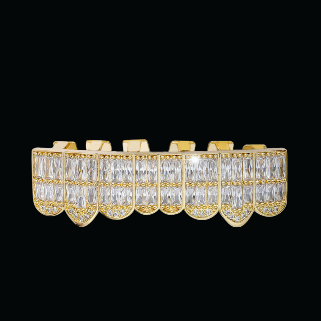 Luxury Full Mouth Punk Teeth Diamond Edition Grillz