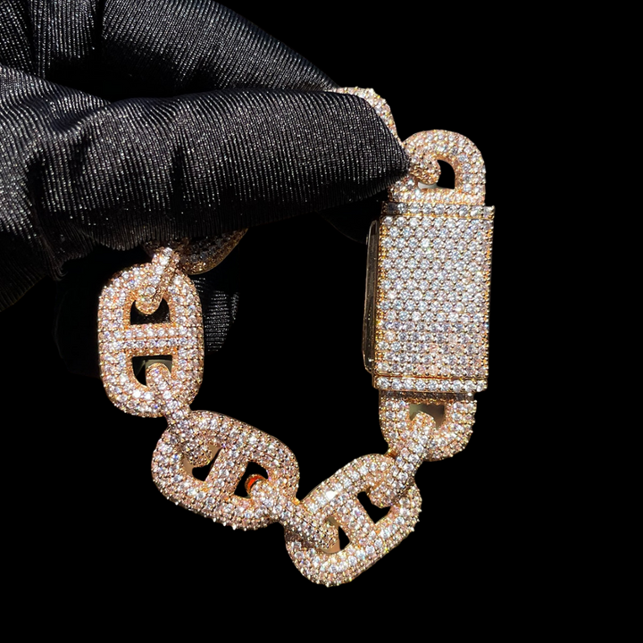 12MM Ultra Luxury Elegant Iced Out Diamond Bracelet