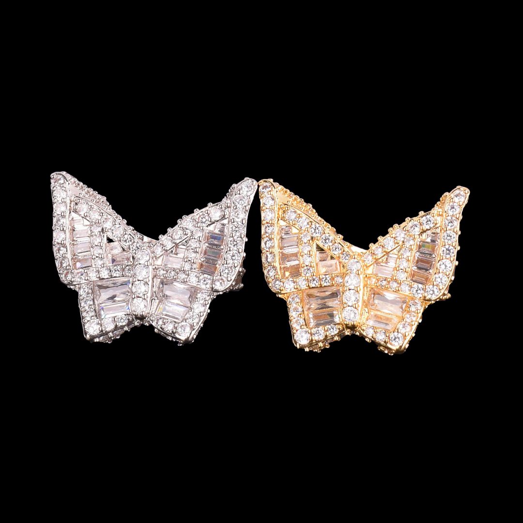 Butterfly Edition Baguette Tennis Iced Out Diamond Ring